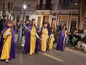 procesión Santo Entierro Semana Santa Marinera Crto de los Afligidos